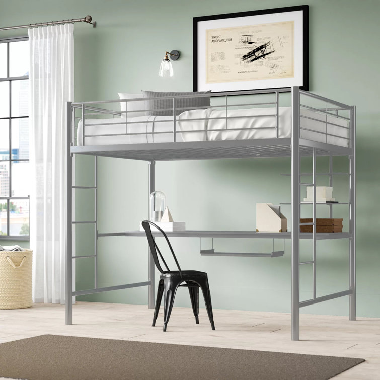 Isabelle & Max™ Elita Full Platforms Loft Bed with Bookcase by Isabelle